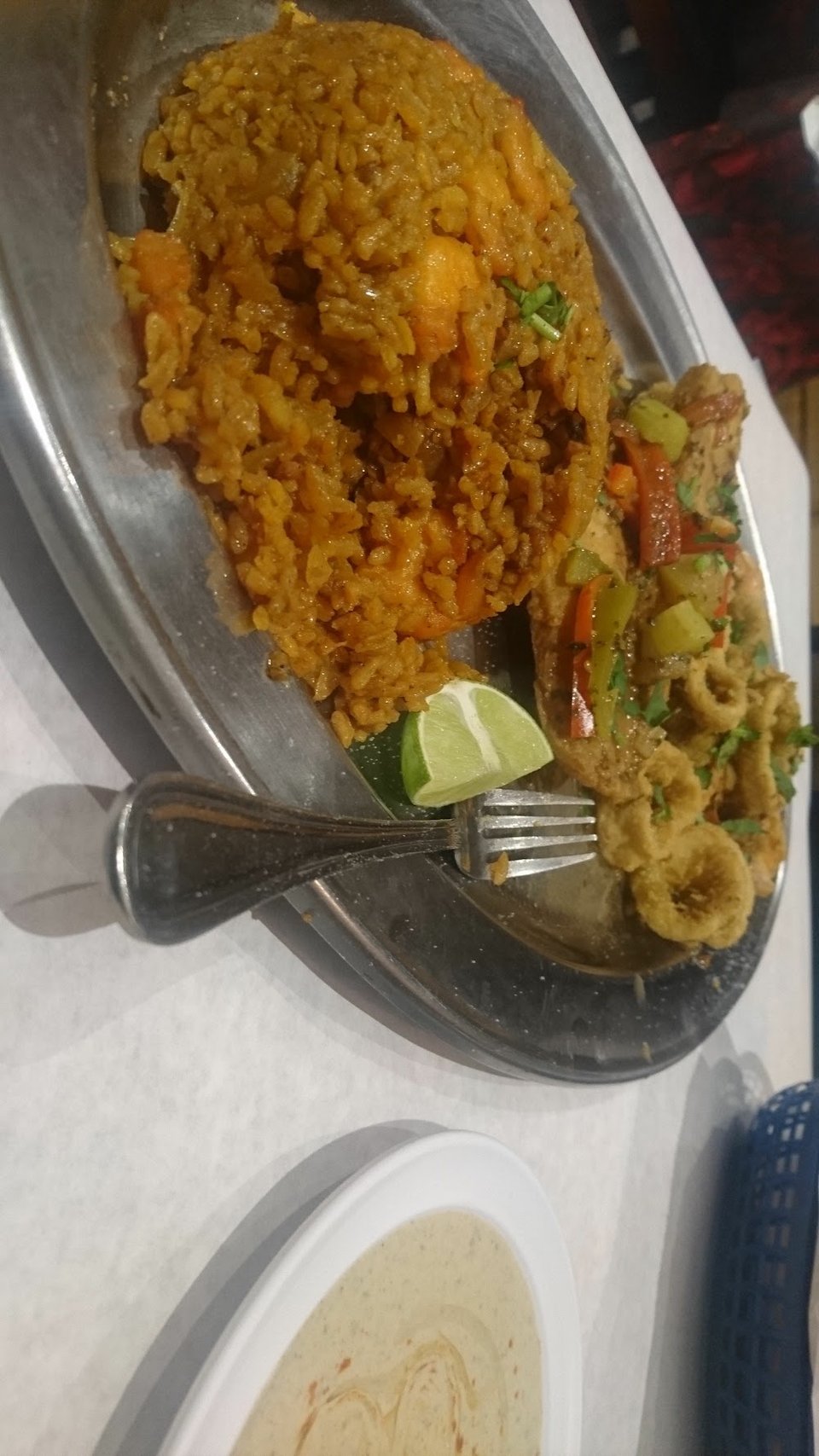 Mix Seafood with Rice