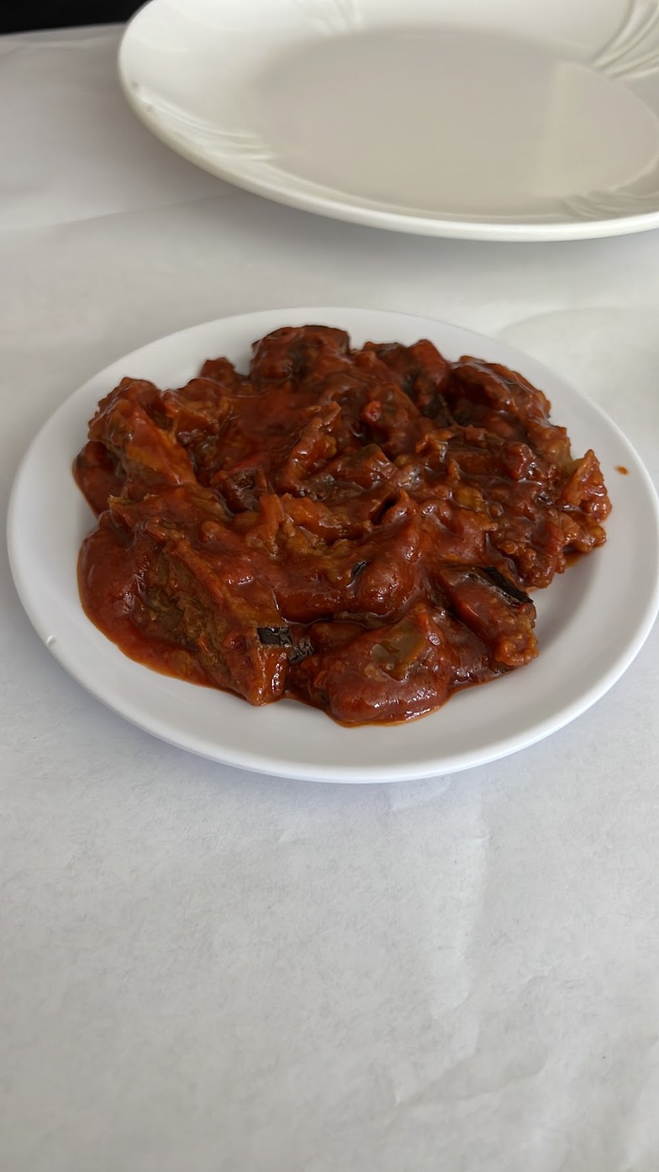 Fried Eggplant with Tomato Sauce
